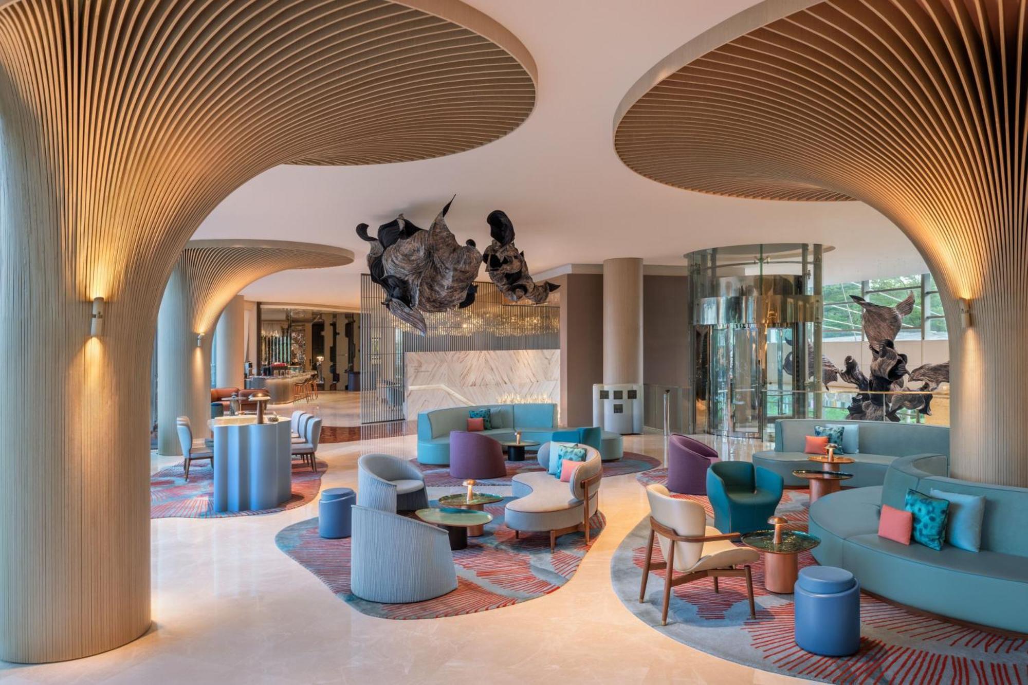 W Singapore - Sentosa Cove Εξωτερικό φωτογραφία The lobby of the hotel