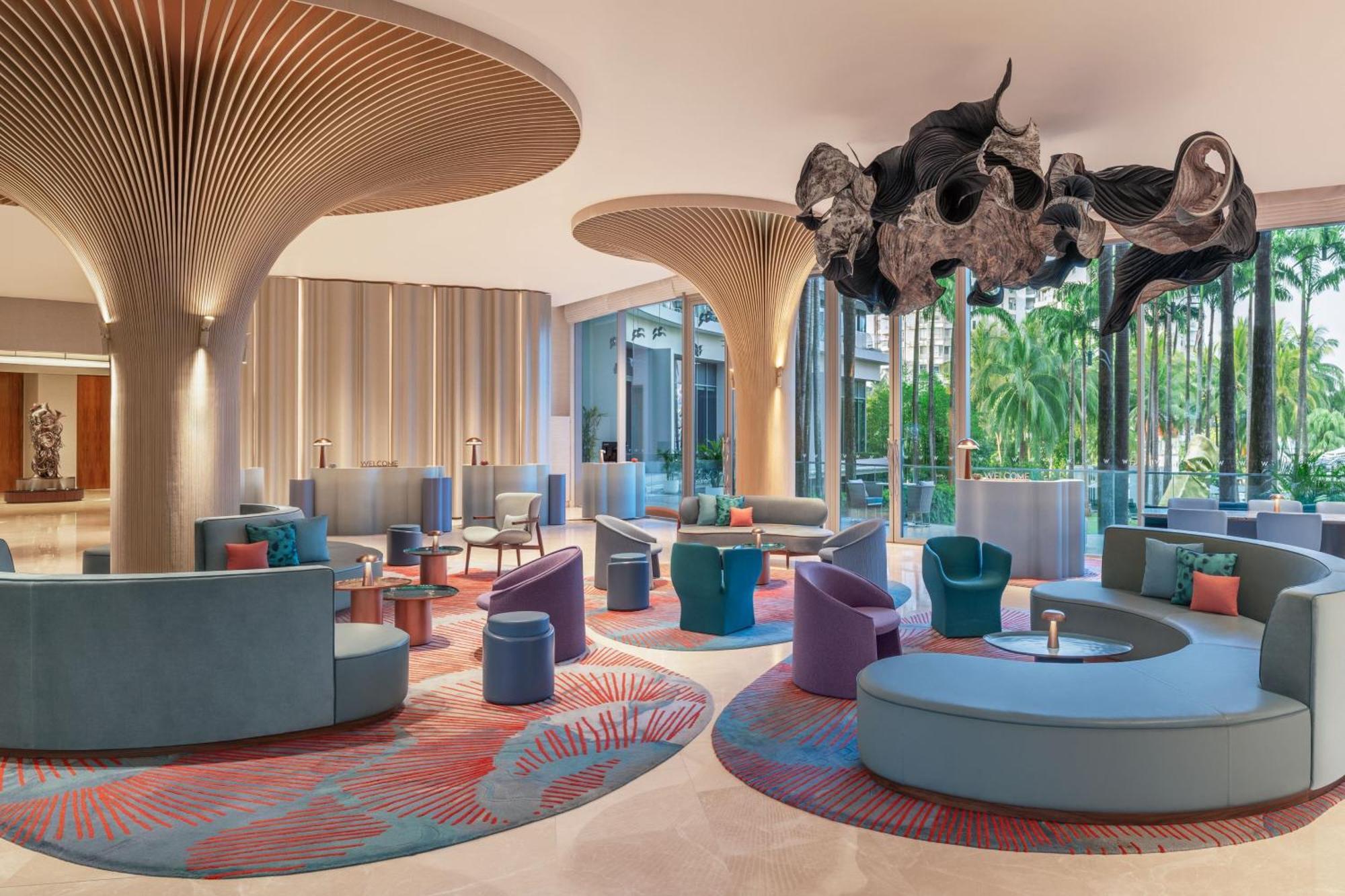 W Singapore - Sentosa Cove Εξωτερικό φωτογραφία The lobby of the hotel